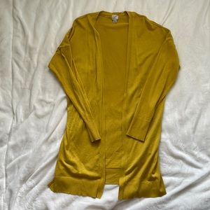 Golden yellow cardigan